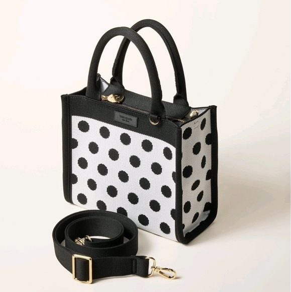 Kate Spade x Target Polka Dot Knit Crossbody Bag - Picture 2 of 8